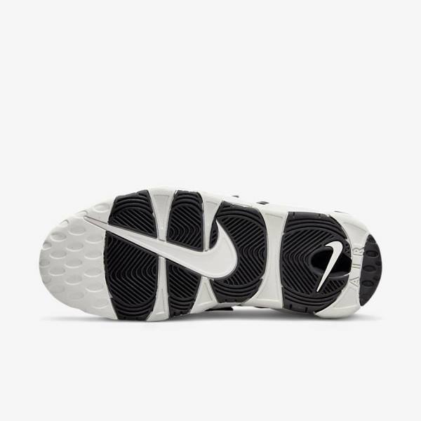 White / Black Nike Air More Uptempo Women's Sneakers | NK539WXB