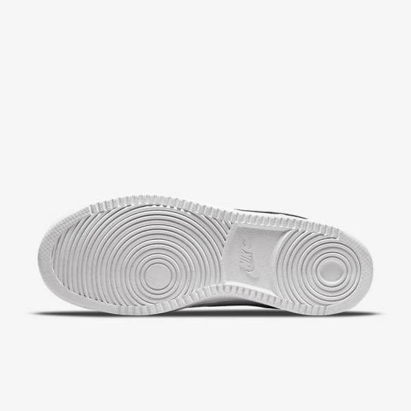 White / Black Nike Court Vision Low Next Nature Women's Sneakers | NK289BOT