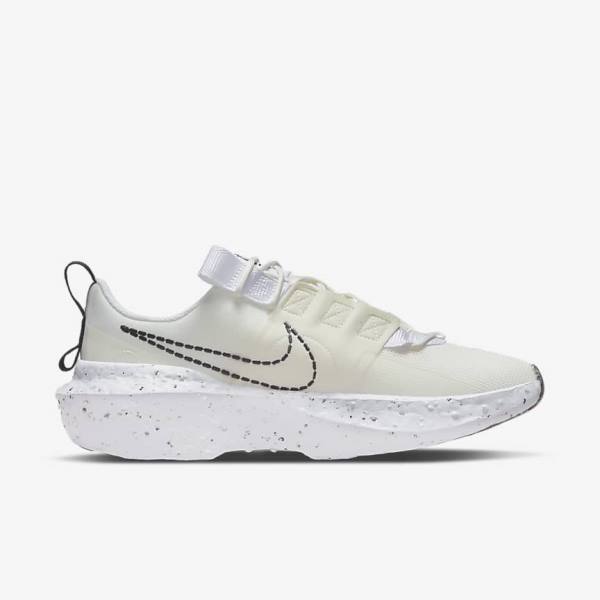 White / Black Nike Crater Impact Women's Sneakers | NK692SWJ