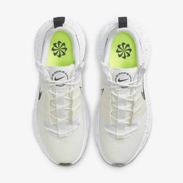 White / Black Nike Crater Impact Women's Sneakers | NK692SWJ