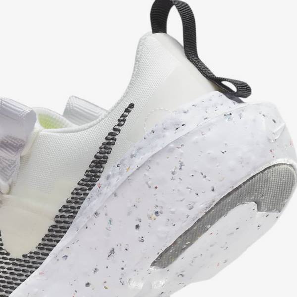 White / Black Nike Crater Impact Women's Sneakers | NK692SWJ