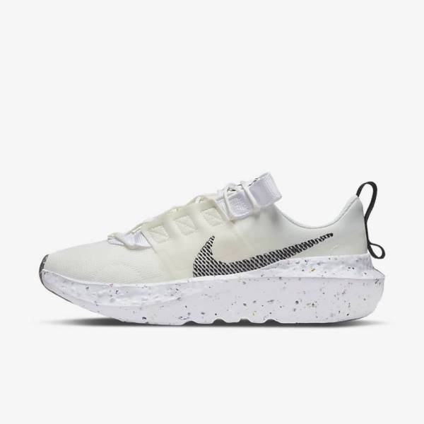 White / Black Nike Crater Impact Women\'s Sneakers | NK692SWJ