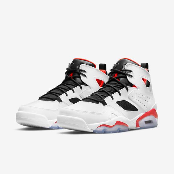 White / Black Nike Jordan Flight Club 91 Men's Jordan Shoes | NK420COZ