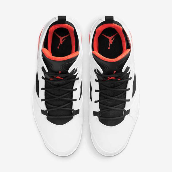 White / Black Nike Jordan Flight Club 91 Men's Sneakers | NK487MKN