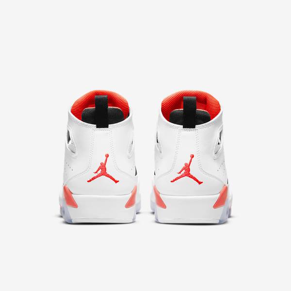 White / Black Nike Jordan Flight Club 91 Men's Sneakers | NK487MKN