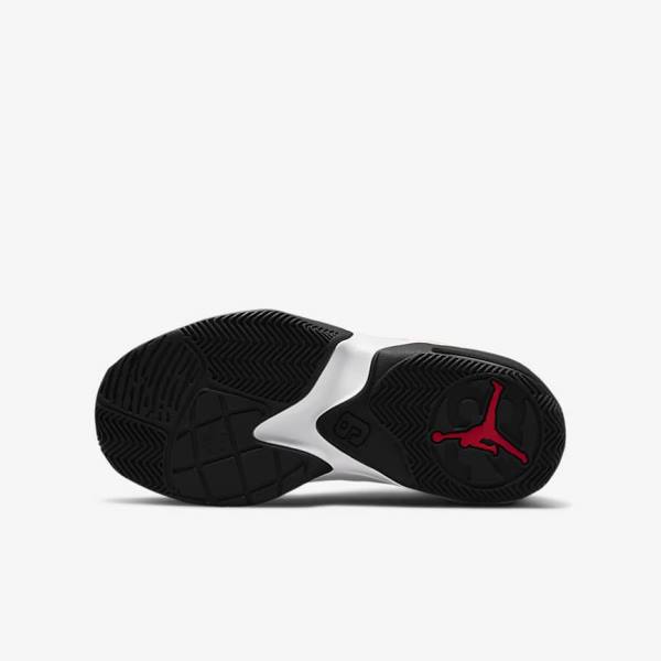 White / Black Nike Jordan Max Aura 3 Older Kids' Jordan Shoes | NK036VYQ