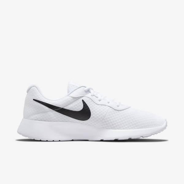 White / Black Nike Tanjun Men's Sneakers | NK271HZX