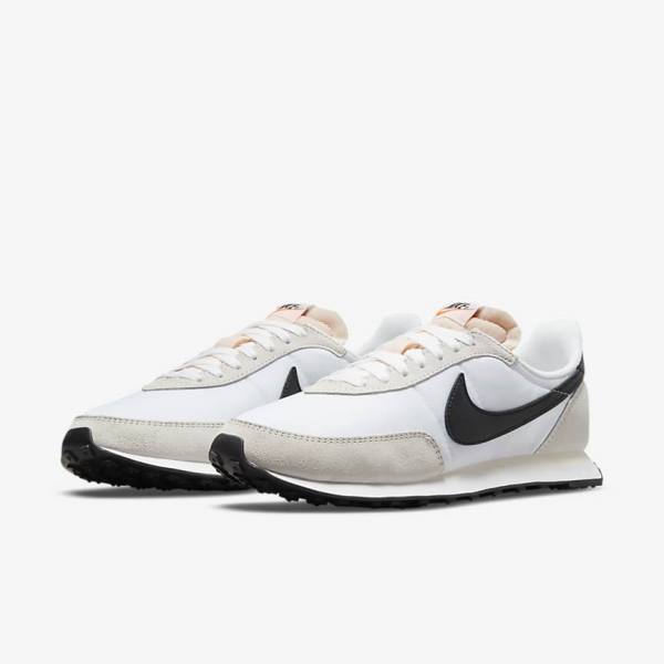 White / Black Nike Waffle Trainer 2 Men's Sneakers | NK915TFX