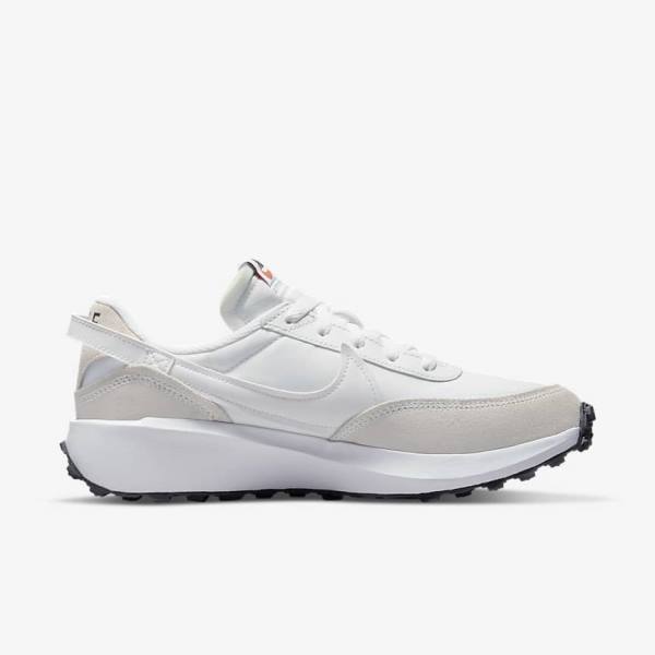 White / Black / Orange Nike Waffle Debut Women's Sneakers | NK840NIM