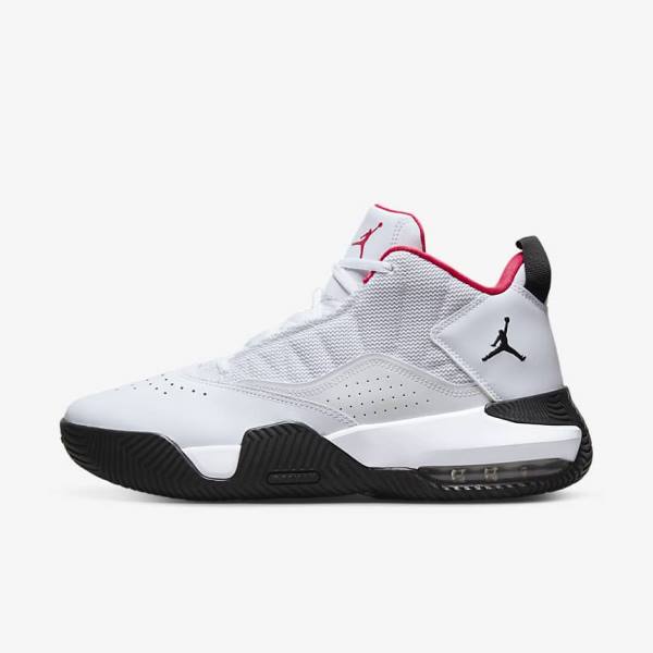 White / Black / Pink Nike Jordan Stay Loyal Men\'s Sneakers | NK091GKX