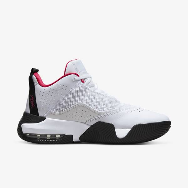 White / Black / Pink Nike Jordan Stay Loyal Men's Jordan Shoes | NK725SKN