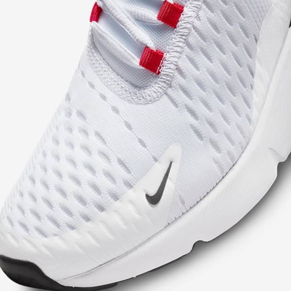 White / Black / Red / Grey Nike Air Max 270 Older Kids' Sneakers | NK394CZU