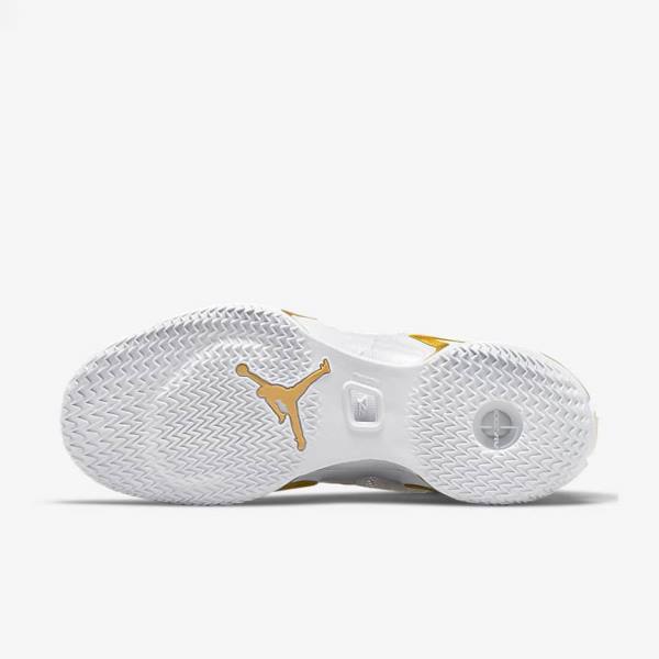 White / Black / Royal / Metal Gold Nike Air Jordan XXXVI SE Glory Men's Jordan Shoes | NK273GST