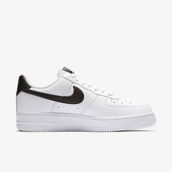 White / Black / White Nike Air Force 1 07 Women's Sneakers | NK543IFM