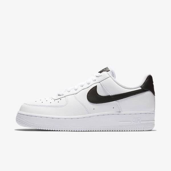 White / Black / White Nike Air Force 1 07 Women\'s Sneakers | NK543IFM