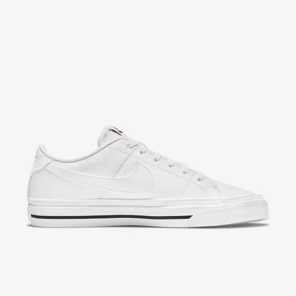 White / Black / White Nike Court Legacy Next Nature Women's Sneakers | NK762EJW