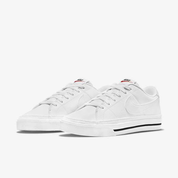 White / Black / White Nike Court Legacy Next Nature Women's Sneakers | NK762EJW