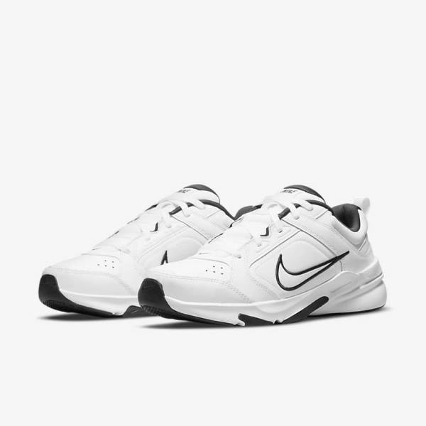 White / Black / White Nike Defy All Day Men's Training Shoes | NK037ITU