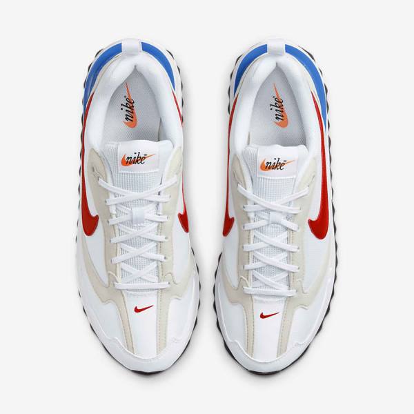 White / Blue / Black / Red Nike Air Max Dawn Men's Sneakers | NK270YHS