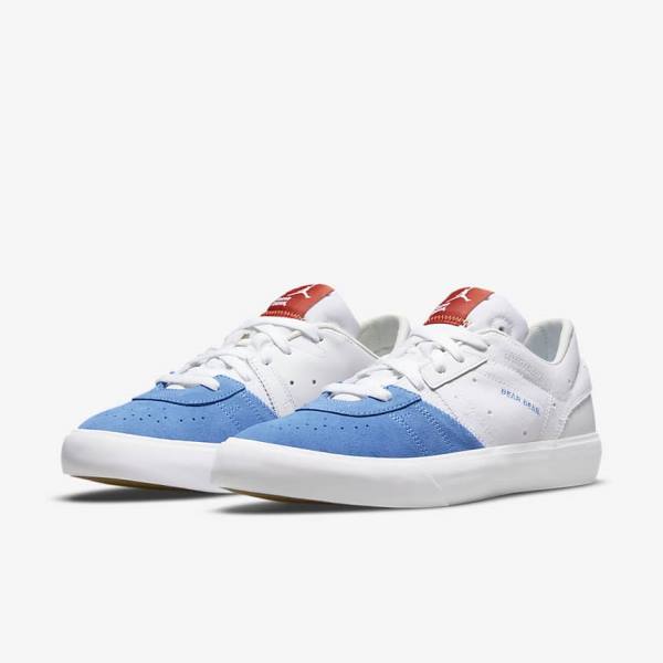 White / Blue Nike Jordan Series .02 Dear Dean Men's Sneakers | NK704EDR