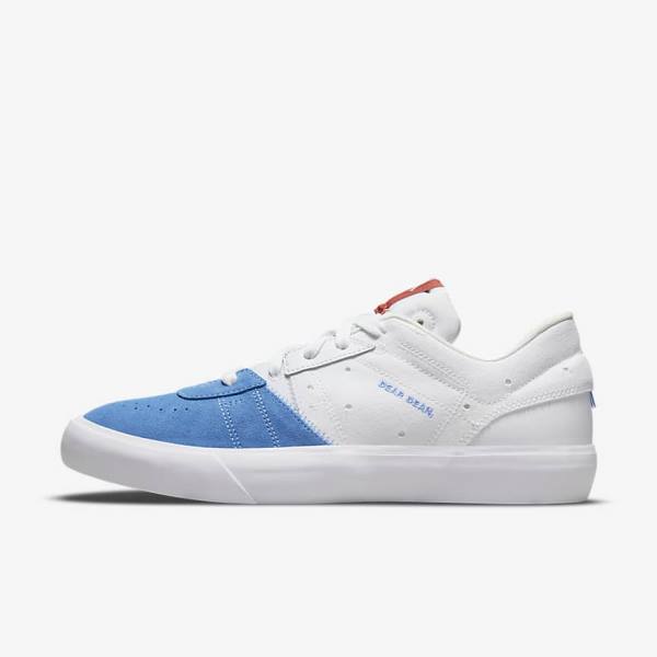 White / Blue Nike Jordan Series .02 Dear Dean Men\'s Sneakers | NK704EDR