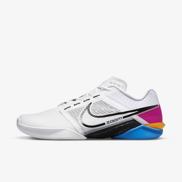 White / Blue / Pink / Black Nike Zoom Metcon Turbo 2 Men\'s Training Shoes | NK463AWQ