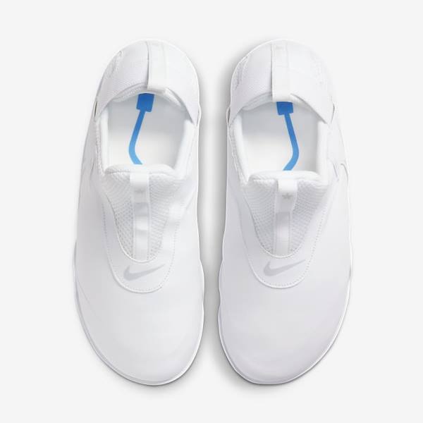 White / Blue / Platinum Nike Air Zoom Pulse Men's Sneakers | NK563TSV