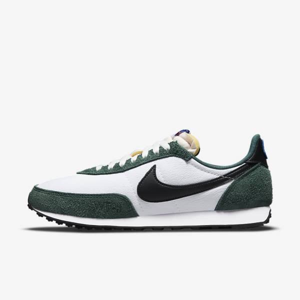 White / Green / Royal / Black Nike Waffle Trainer 2 Men\'s Sneakers | NK529REU