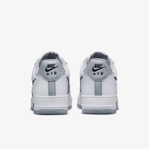 White / Grey / Black Nike Air Force 1 07 LV8 Men's Sneakers | NK968VDN