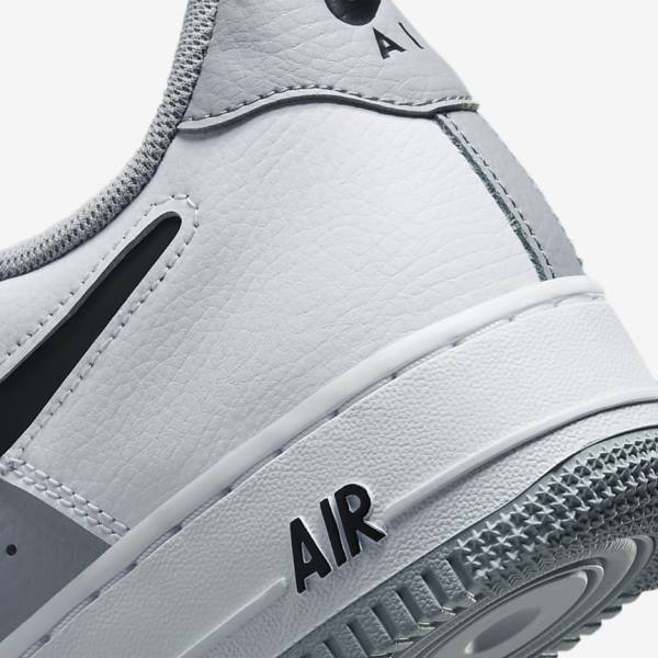 White / Grey / Black Nike Air Force 1 07 LV8 Men's Sneakers | NK968VDN