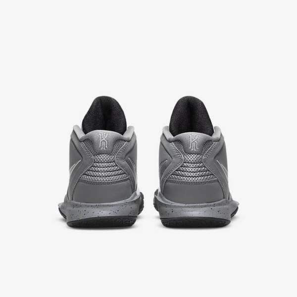 White / Grey / Black Nike Kyrie Infinity SE Older Kids' Basketball Shoes | NK046HLC