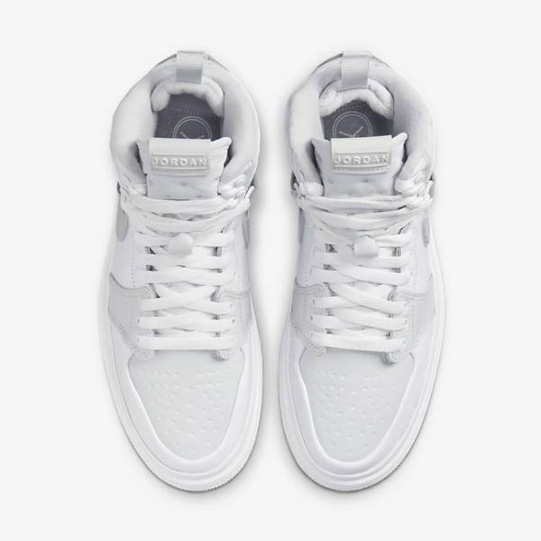 White / Grey Nike Air Jordan 1 Acclimate Women's Sneakers | NK609TSH