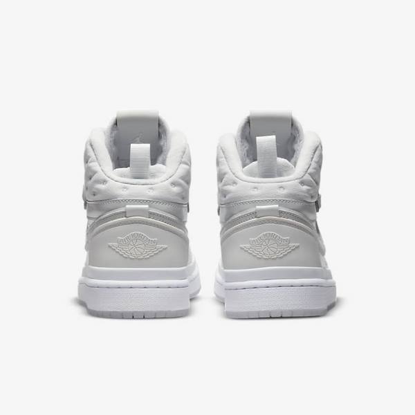 White / Grey Nike Air Jordan 1 Acclimate Women's Sneakers | NK609TSH