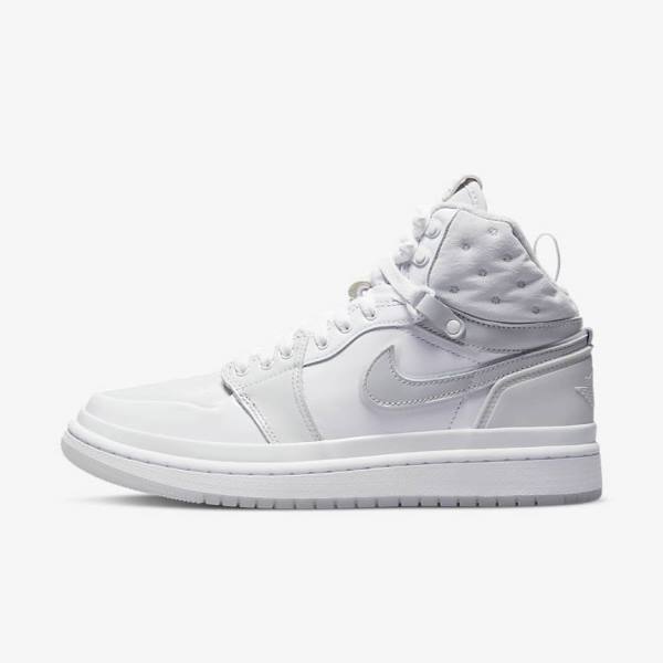 White / Grey Nike Air Jordan 1 Acclimate Women\'s Sneakers | NK609TSH