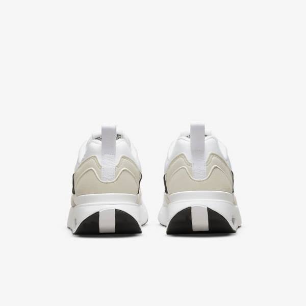 White / Light Beige / Black Nike Air Max Dawn Older Kids' Sneakers | NK879IMP