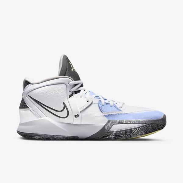 White / Light Blue / Grey Nike Kyrie Infinity Men's Basketball Shoes | NK831LVU