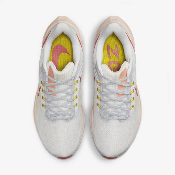 White / Light Nike Air Zoom Pegasus 39 Road Women's Running Shoes | NK156IYX