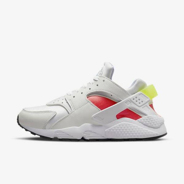 White / Light Red / Black Nike Air Huarache Women\'s Sneakers | NK102XIN