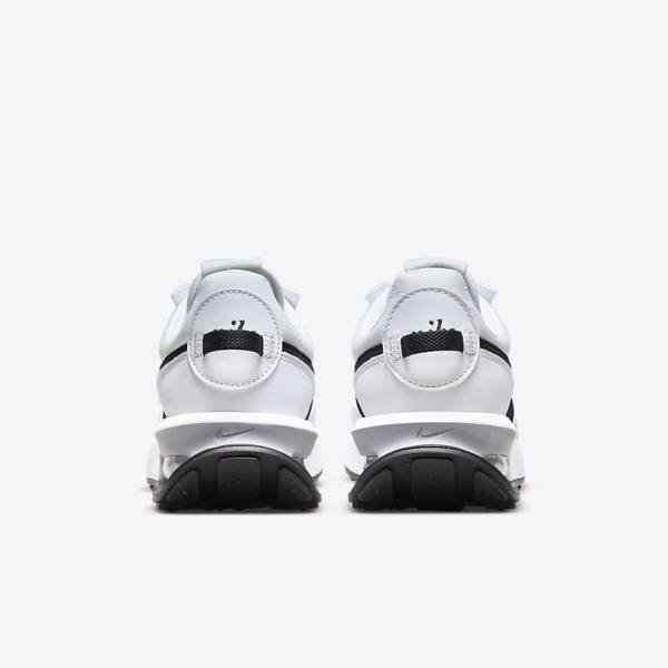 White / Metal Silver / Black Nike Air Max Pre-Day Women's Sneakers | NK049GTY