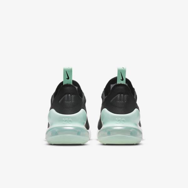 White / Mint / Black Nike Air Max 270 Older Kids' Sneakers | NK927ZAE