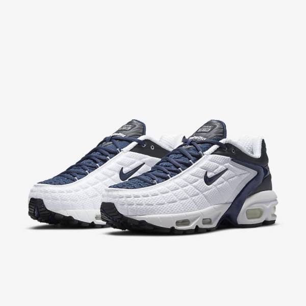 White / Navy / Black / Navy Nike Air Max Tailwind V SP Men's Sneakers | NK146HVK