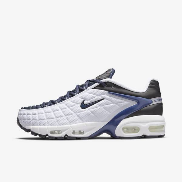 White / Navy / Black / Navy Nike Air Max Tailwind V SP Men\'s Sneakers | NK146HVK