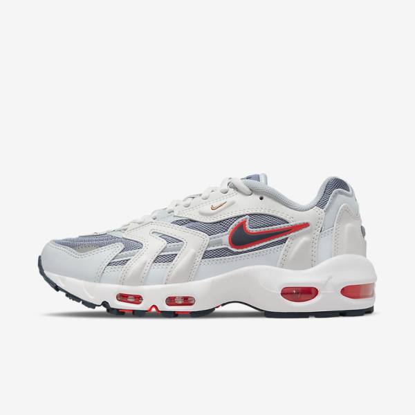 White / Navy Nike Air Max 96 II Women\'s Sneakers | NK826HKQ