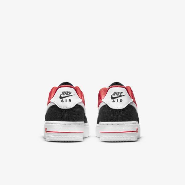 White / Navy / Red / White Nike Air Force 1 LV8 Older Kids' Sneakers | NK581UTN