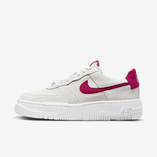 White Nike Air Force 1 Pixel Women\'s Sneakers | NK469TXR