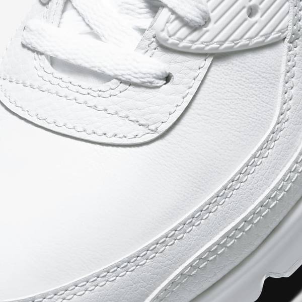 White Nike Air Max 90 LTR Men's Sneakers | NK891RJK