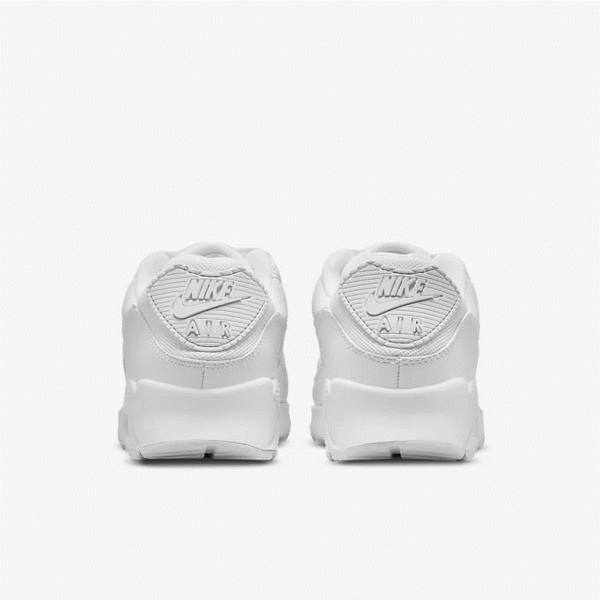 White Nike Air Max 90 Women's Sneakers | NK564ULB