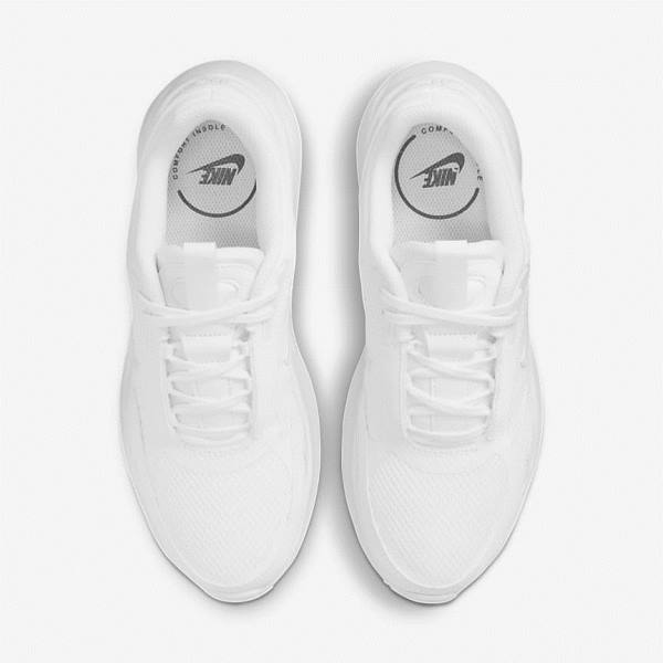 White Nike Air Max Bolt Women's Sneakers | NK697HLU