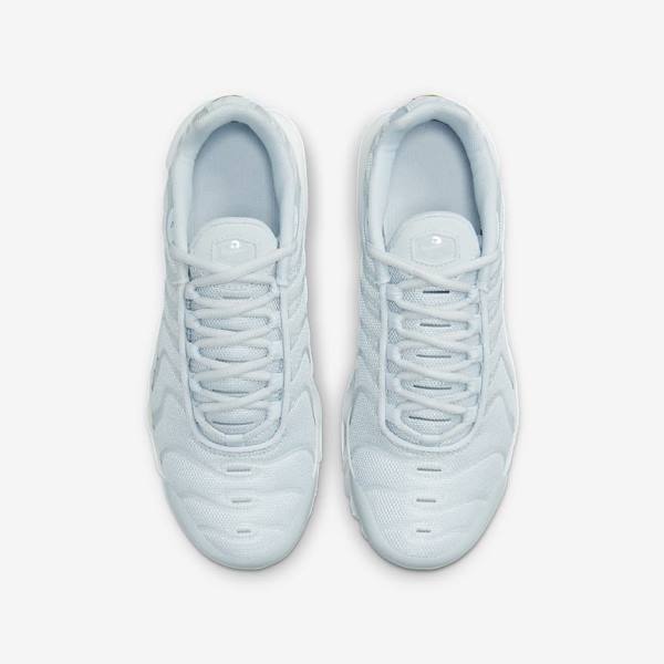 White Nike Air Max Plus Older Kids' Sneakers | NK958ZNW