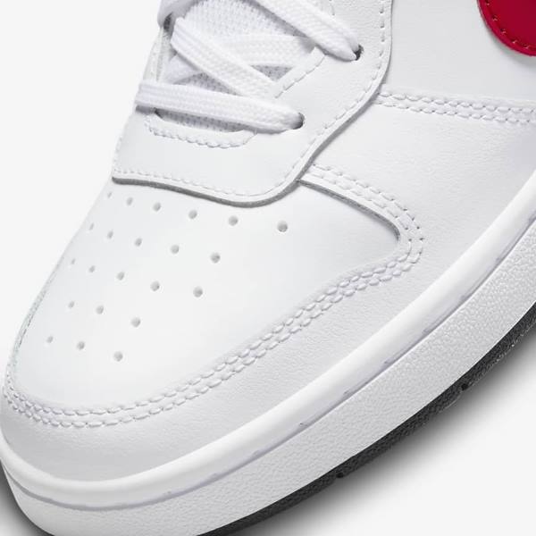 White Nike Court Borough Low 2 Older Kids' Sneakers | NK758JGO